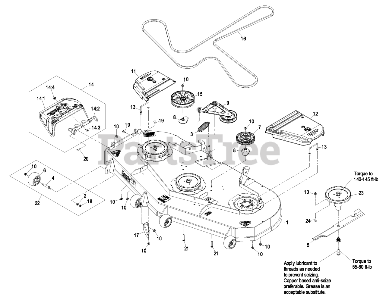 Exmark LZAS22KA484 - Exmark 48