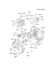 Kawasaki FE250D-BS09 - Kawasaki Engine CYLINDER/CRANKCASE