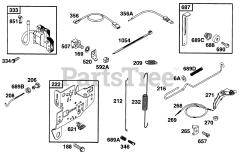 Briggs & Stratton 190437-6130-01 - Briggs & Stratton Horizontal Engine