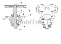 Craftsman CMXGNAM1130050 (17ADFACT093) - Craftsman Z530 Zero-Turn Mower
