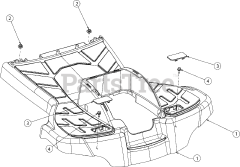Cub Cadet CC 30 H (13A721JD056) - Cub Cadet Hydro Mini Rider (2017) Running Board