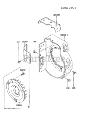 Kawasaki FA130D-BS15 - Kawasaki Engine COOLING-EQUIPMENT