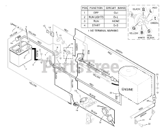 Scotts 38702x8D - Scotts 38" Lawn Tractor (1996) Electrical System