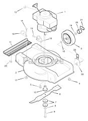 Murray 20817A - Murray 20" Walk-Behind Mower (1996)