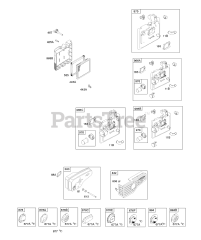 Briggs & Stratton 122L07-4156-F1 - Briggs & Stratton Vertical Engine