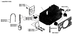 Husqvarna 40 - Husqvarna Chainsaw (1987-01) Crankcase Assembly