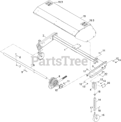 Exmark BRS270CKC36000 - Exmark 36" Power Broom, Kohler CH270 (SN: 406294345 - 408644345) (Rev A) (2020)