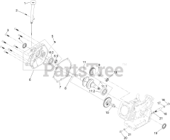 Toro 38891 (1432 OHXE) - Toro 32" Power TRX Commercial Snow Thrower (SN: 416300000 - 999999999)