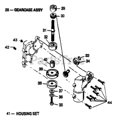 Green Machine 1940 - Green Machine String Trimmer 2345 Gearcase Attachment
