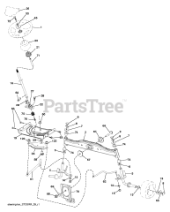 Husqvarna TC 138 (960510124-03) - Husqvarna 38" Garden Tractor (2016-08) STEERING