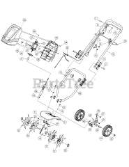 Craftsman 316.292600 (21A-154A799) - Craftsman Tiller (2005) (Sears)