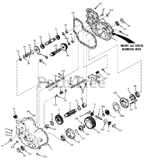 Simplicity 1692871 - Simplicity Legacy Garden Tractor, 20hp Transaxle SERVICE PARTS - Peerless Model 2600-025 (1715820)
