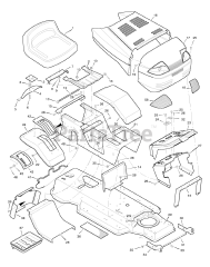 Murray 46804A - Murray 46" Lawn Tractor (1996)