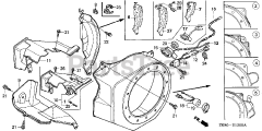 Honda GX160 K1 LX2/A (GC02) - Honda Engine, Made in Japan (SN: GC02-8670001 - GC02-9099999) FAN COVER