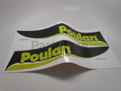RedMax 532431983 Decal, Hood Alpha Rh/Lh Poulan