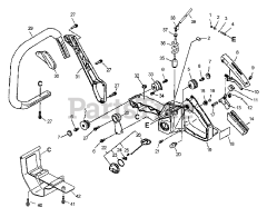 Echo QV-8000 - Echo QuikVent Chainsaw (Type 1) Handles, Throttle Control, Fuel System