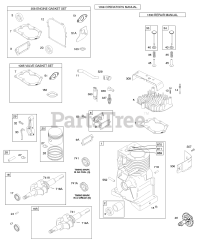Briggs & Stratton 9K432-0023-01 - Briggs & Stratton Horizontal Engine