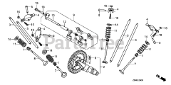 Honda GX690 TXF3 (GCBDK) - Honda Engine, Made in Japan (SN: GCBDK-1000001 - GCBDK-9999999) CAMSHAFT