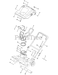 Yard Machines 31AS231-729 - Yard Machines Snow Thrower (2007) (Home Depot)