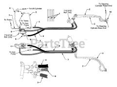 Cub Cadet 5254 E (54BE542-710) - Cub Cadet Compact Tractor Hydraulics 1B065G &amp; Before