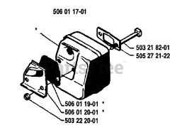 Husqvarna 40 - Husqvarna Chainsaw (1985-09) Muffler