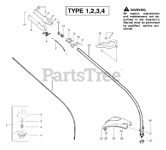 Weed Eater XT 400 - Weed Eater String Trimmer, Type 4 Handle &amp; Shaft Assembly