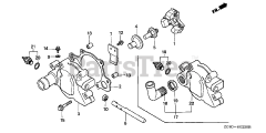 Honda GX640 SD1/A (GAAD) - Honda Engine, Made in Japan (SN: GAAD-1030001 - GAAD-9999999) GOVERNOR COVER
