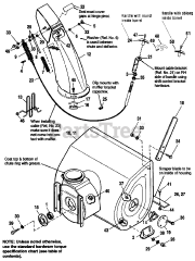 Simplicity 860 E (1691900) - Simplicity 24" Snow Thrower, 8hp