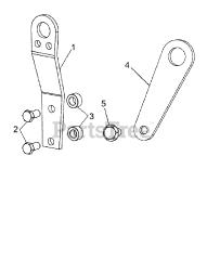 Briggs & Stratton 076143-00 - Briggs & Stratton 35kW Liquid Cooled Home Standby Generator Engine - 3.0L - Engine Hangers (312593)