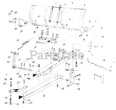 White Outdoor 190-990-190 - White Outdoor 45" Snow Thrower Attachment (1992)