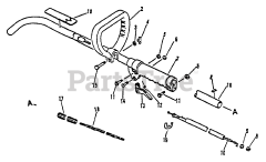 Echo GT-1100 B - Echo String Trimmer (SN: 174349 - 181000)