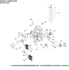 Kohler ECH749-3154 - Kohler Command PRO EFI Engine, Basic Version, 26.5hp, 19.8kW 03 Lubrication