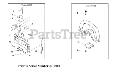 Shindaiwa T 261 - Shindaiwa String Trimmer Guard, Handle  S/N: 0000000 - 2010000