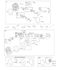 Briggs & Stratton 150212-2121-E8 - Briggs & Stratton Horizontal Engine Cylinder Head