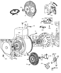 Briggs & Stratton 190432-5176-XX - Briggs & Stratton Horizontal Engine
