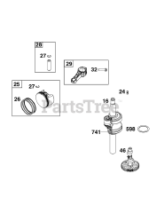 Briggs & Stratton 103M02-0107-F1 - Briggs & Stratton Vertical Engine Crankshaft Group