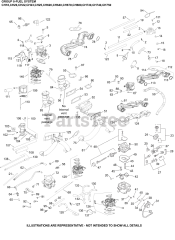Kohler CH640-3261 - Kohler Command PRO Engine, Basic Version, 20.5hp, 15.3kW 08 Fuel System