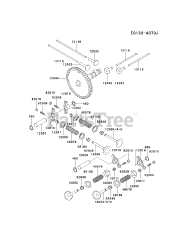 Kawasaki FD620D-FS12 - Kawasaki Engine VALVE/CAMSHAFT