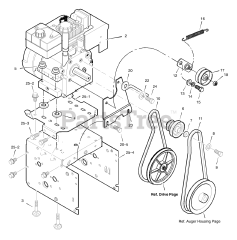 Murray 627801x85A - Murray 27" Snow Thrower (2003)