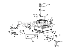 MTD 170-SU - MTD Engine 170-SU Fuel Tank &amp; Mounting