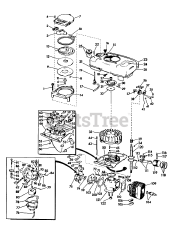 Lawn-Boy 1920 - Lawn-Boy Snow Thrower (SN: 400000001 - 499999999) (1964) Model C-18aa Engine Parts List
