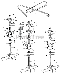 Simplicity 990190 - Simplicity 42" Mower Deck for Model 725 Mowers