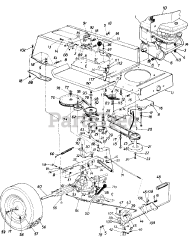 White Outdoor LT-120 (137-666-190) - White Outdoor 38" Lawn Tractor (1987)