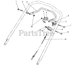 Toro 26620 C - Toro Walk-Behind Mower (SN: 009000001 - 009999999) (1989) Traction Control Assembly