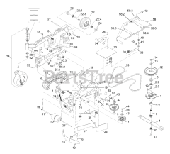 Exmark LZS88CDYM96RW0 - Exmark 96" Lazer Z Diesel Zero-Turn Mower, Yanmar 3TNV88C (SN: 404314159 - 406294344) (2019)