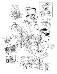 White Outdoor 124-488N190 - White Outdoor 21" Walk-Behind Mower (1994)
