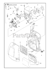 Jonsered MC 2256 - Jonsered Brushcutter (2011-01) CARBURETOR AIR FILTER