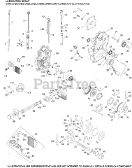 Kohler CH740-3145 - Kohler Command PRO Engine, Made for Scag, 25hp, 725cc Oil Pan/Lubrication 3-24-212 CH18-750