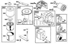 Briggs & Stratton 170432-6112-01 - Briggs & Stratton Horizontal Engine