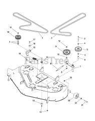 Craftsman 107.277880 (2690640) - Craftsman ZTS7500 Series 44" Zero-Turn Mower, 20hp Kohler (2007)